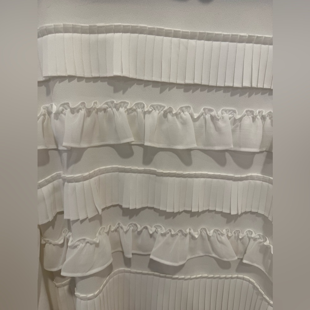 NWOT Twinset White Blouse Long Sleeves - Picture 3 of 9